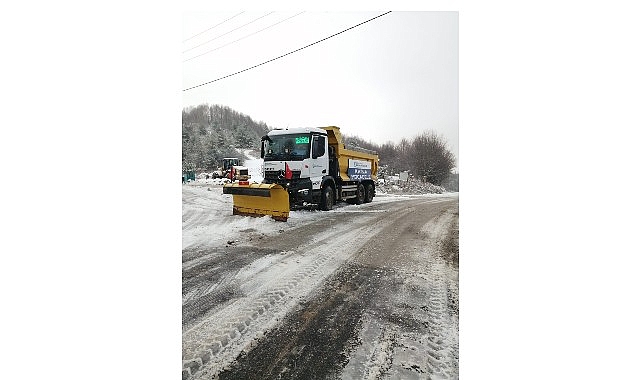 Kocaeli'de Kış Koşullarına Karşı Karla Mücadele