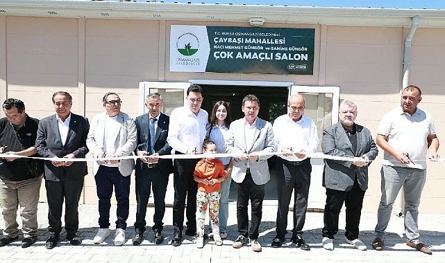Çaybaşı Mahallesi'ne Yeni Çok Amaçlı Salon Açıldı
