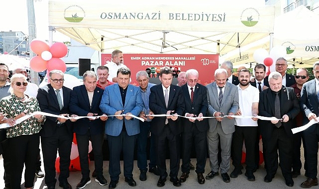 Osmangazi'de Yeni Pazar Alanı Hizmete Girdi!