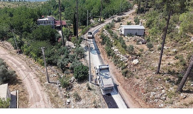 Kemer'de Yayla Yollarında Asfalt Çalışmaları Başladı